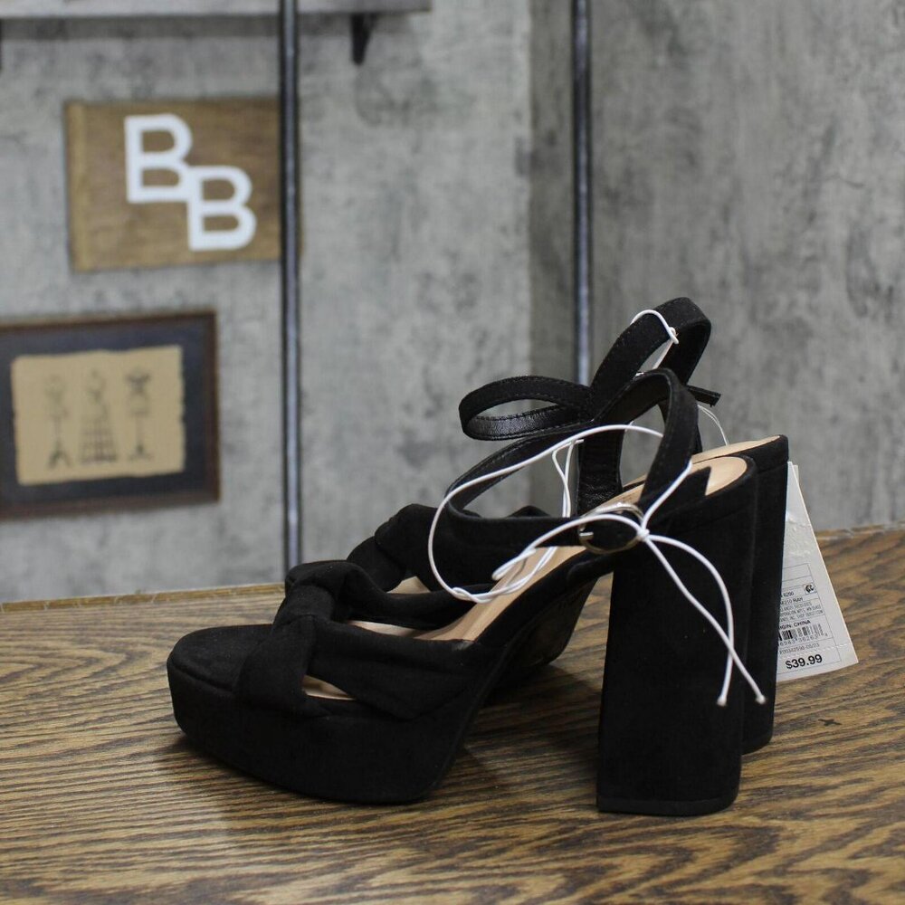 a new day Black Heeled Sandals - Picture 3 of 7